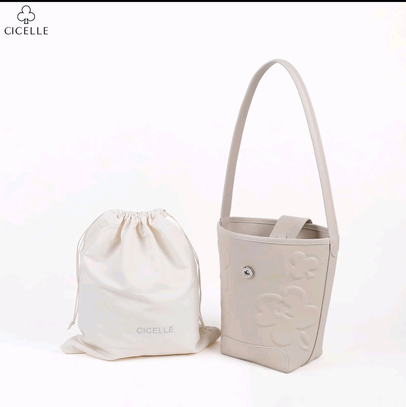Cicelle 1673 Mini Bag, Leather Flower Vase - Image 3