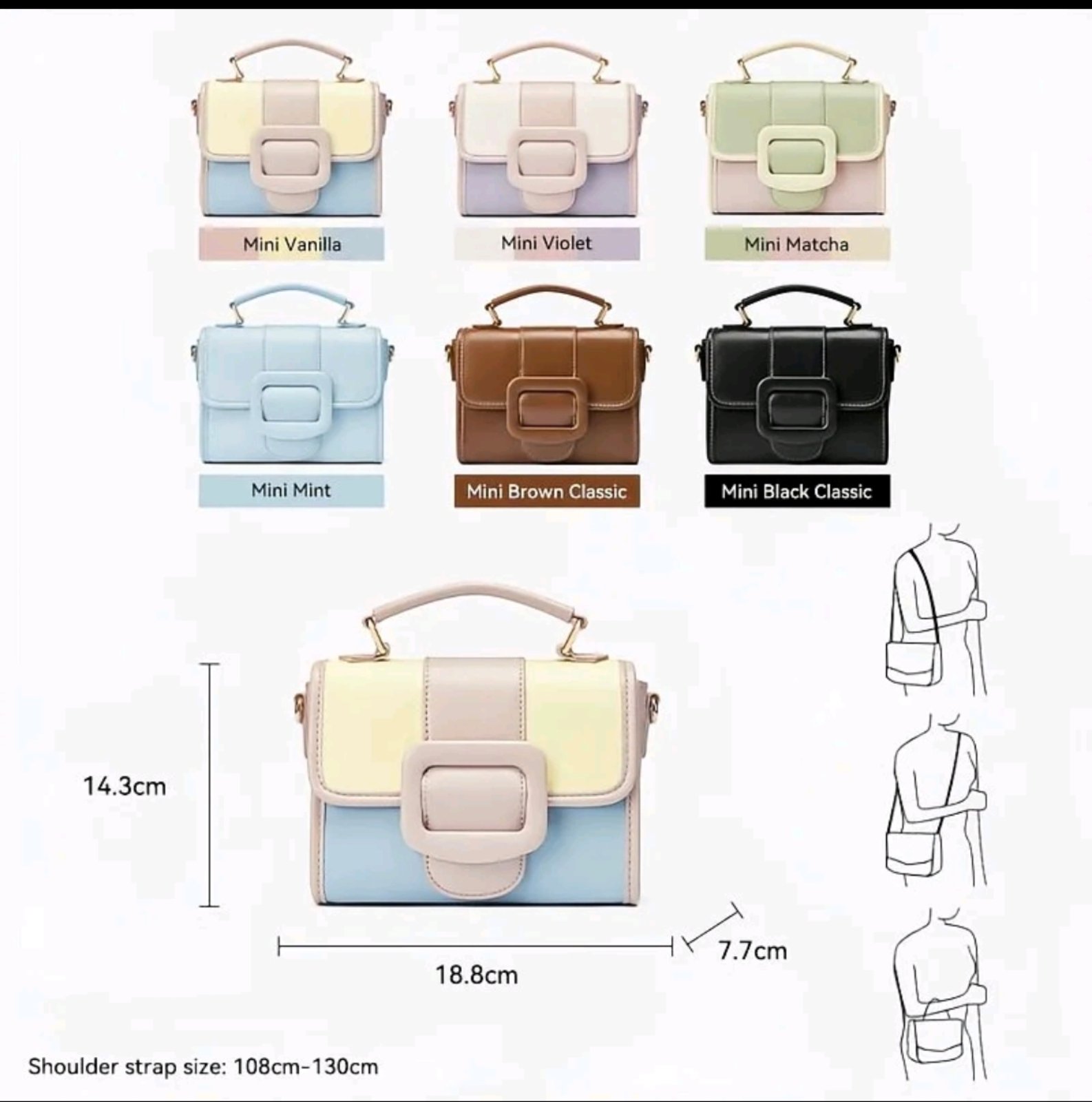 Bostanten Ice-Cream Crossbody bag - Image 6