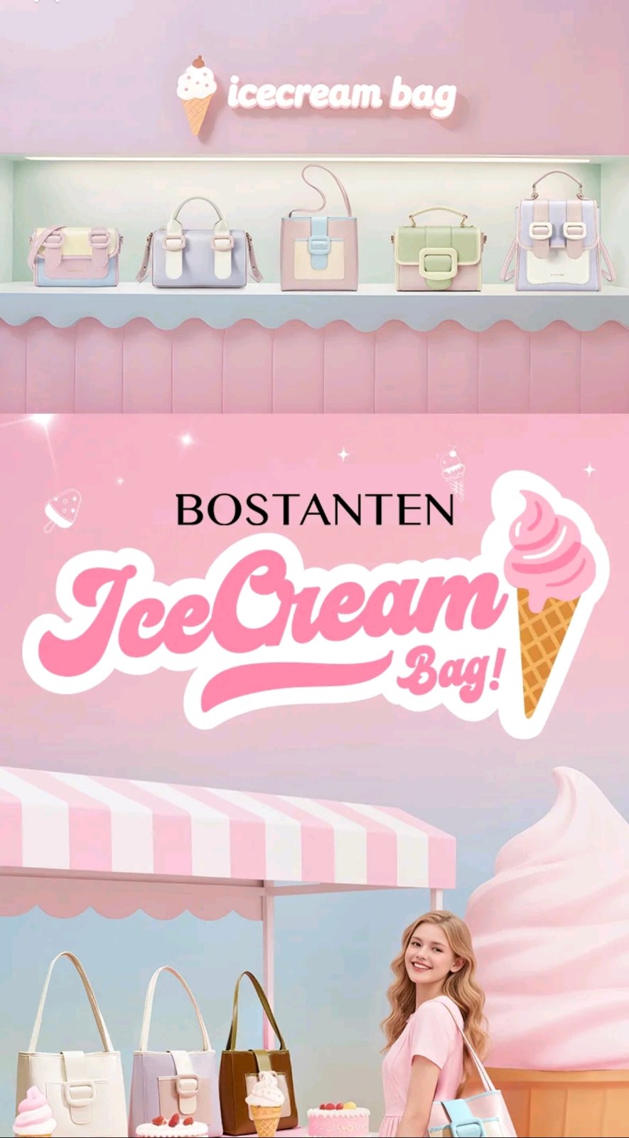 Bostanten Ice-Cream Tote Bag - Image 2