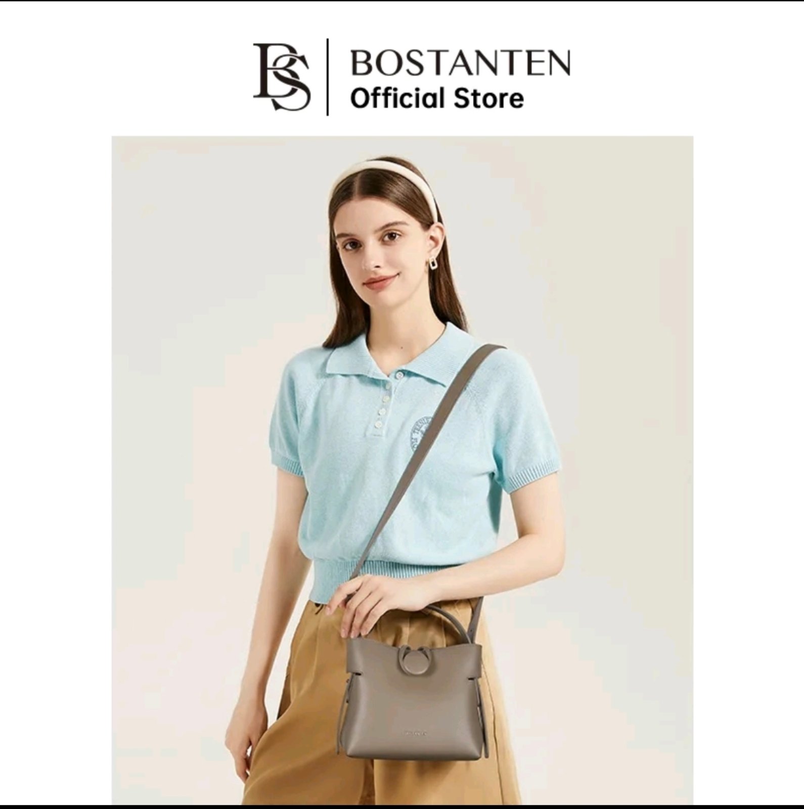 Bostanten Big Button Bag - Image 2