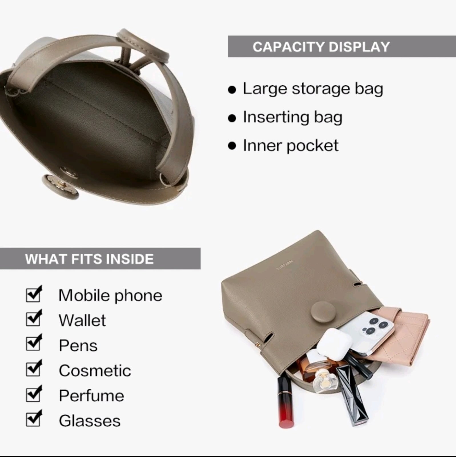 Bostanten Big Button Bag - Image 6