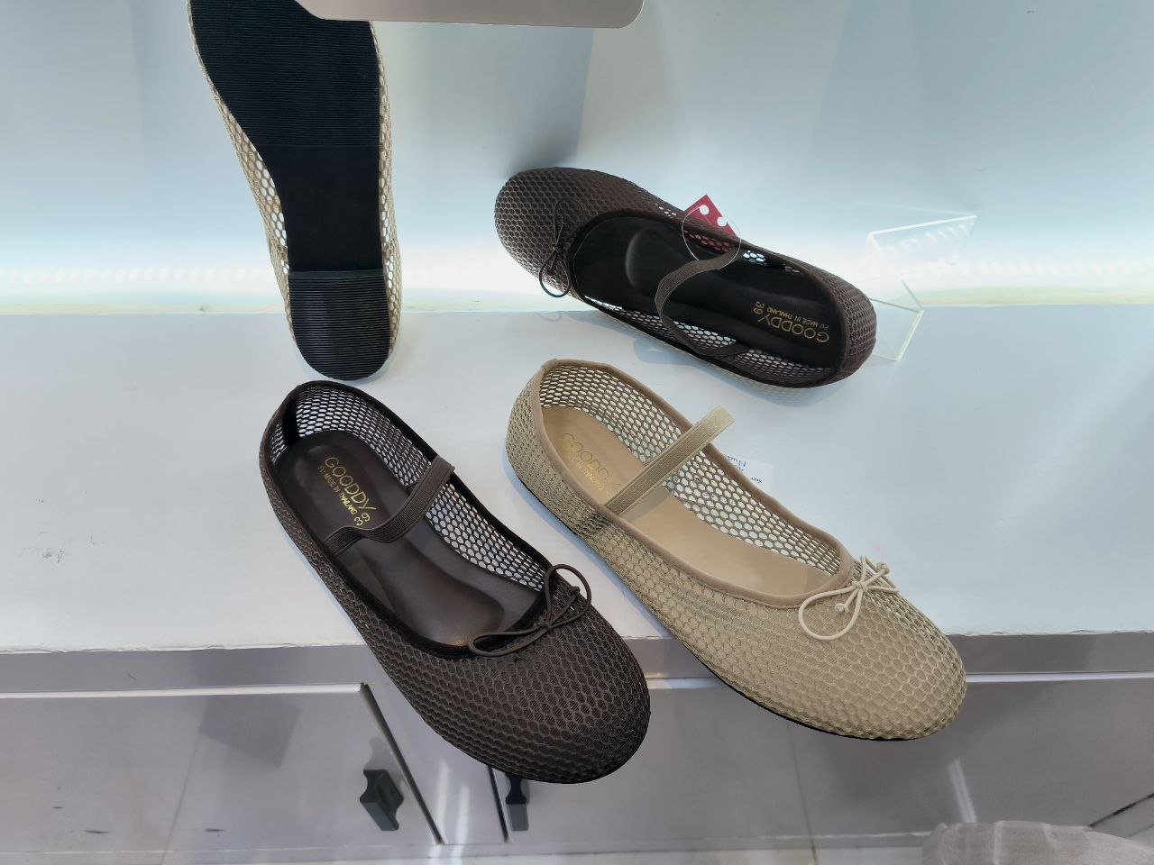 GOODY NK3158 Lace Shoe with Ribbon