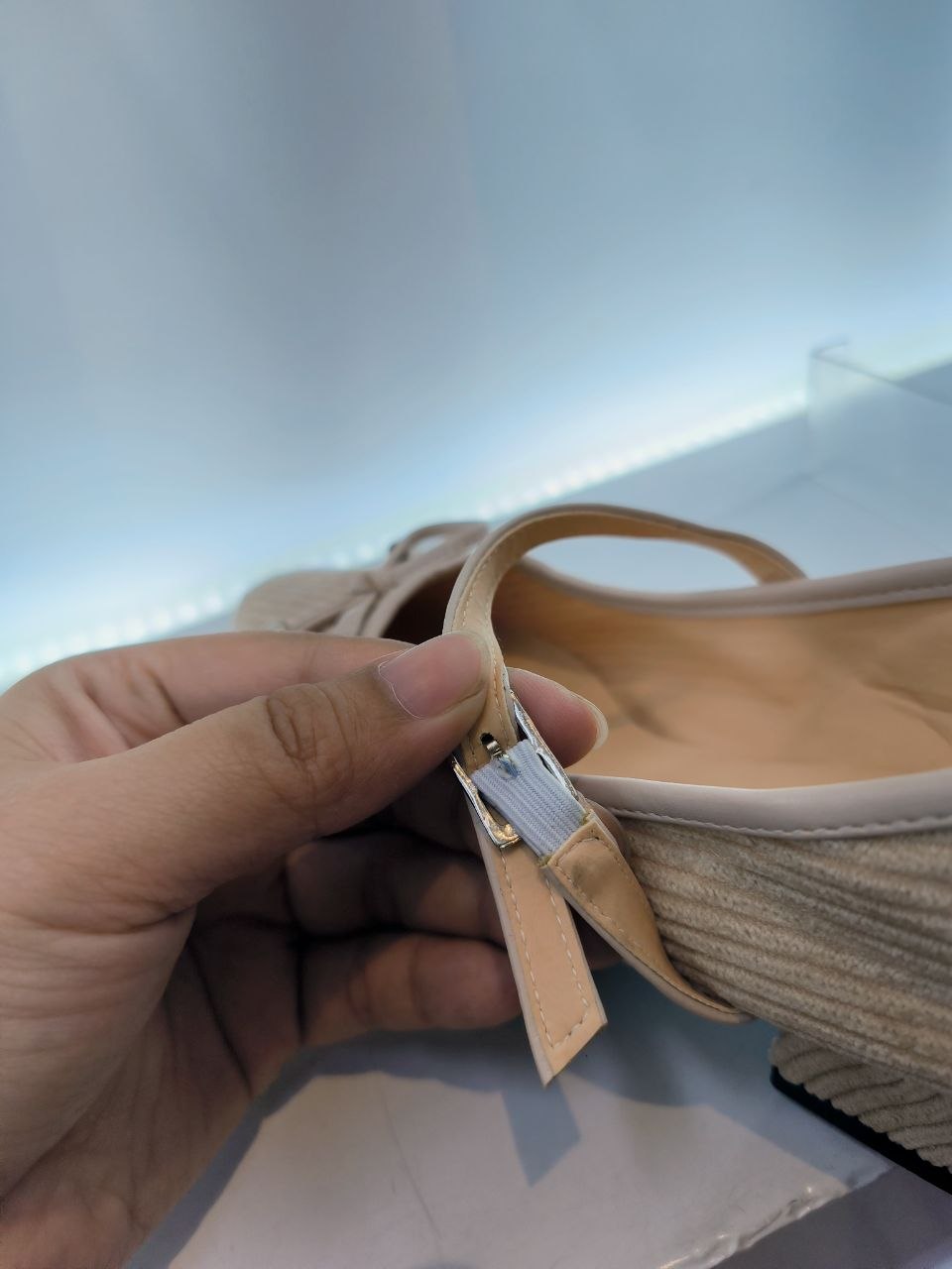 Lolla M549 / GG49 Corduroy Flat Shoe - Image 12