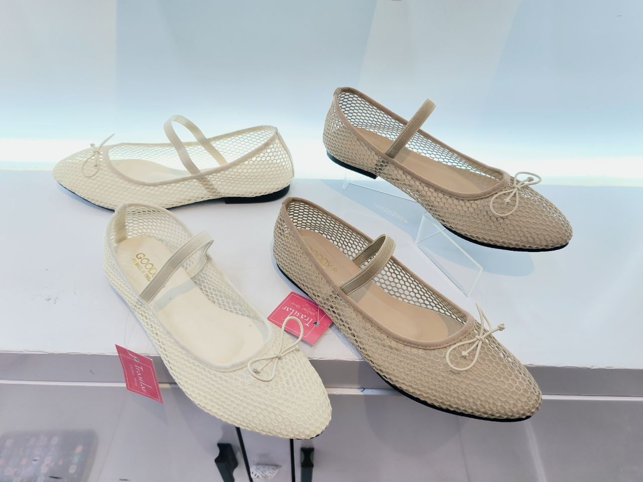 NK3159 GOODY Lace Shoe with Tiny Ribbon
