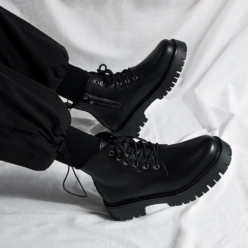 ZQ02 Boy Leather Bay Zip Boot - Image 3