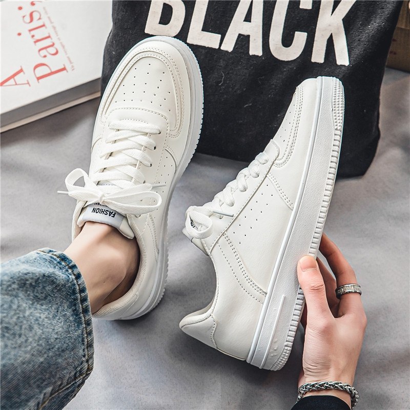 7007 All White Boy Sneaker - Image 6