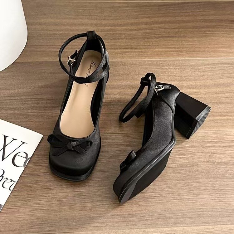 888 Velvet High Mary Janes - Image 7