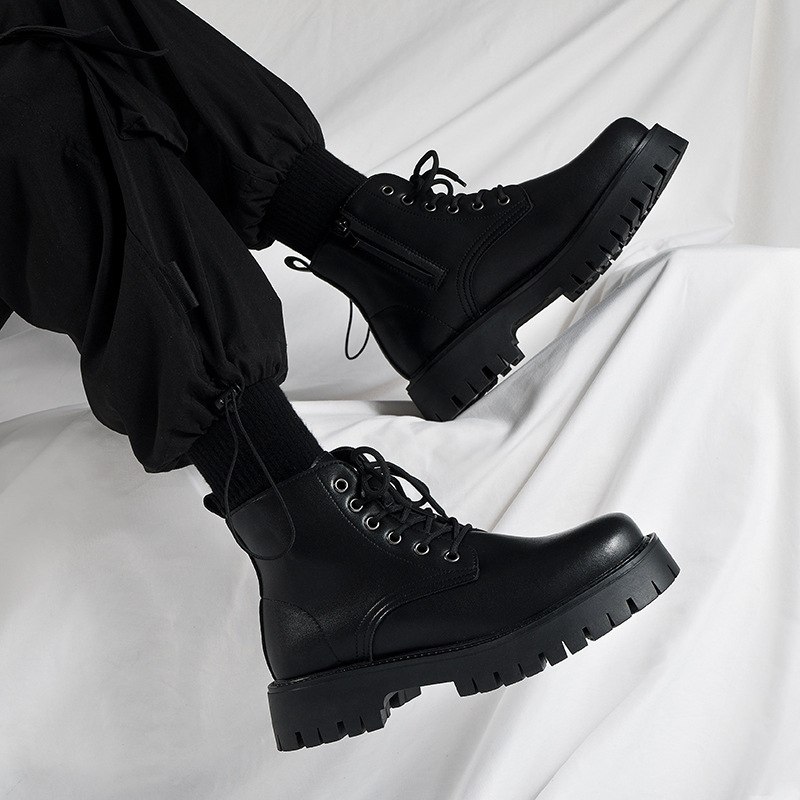 ZQ02 Boy Leather Bay Zip Boot - Image 4
