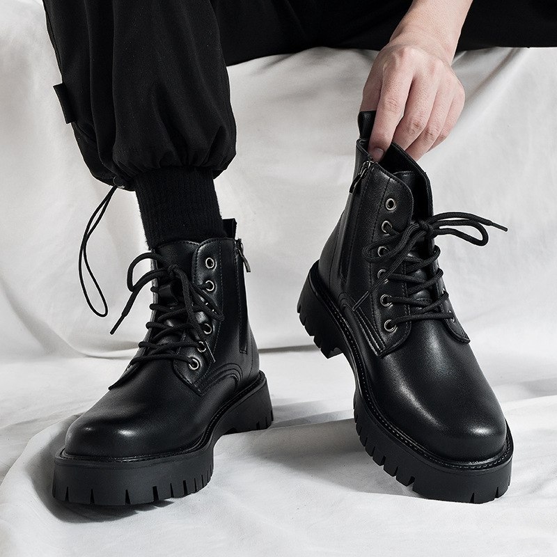 ZQ02 Boy Leather Bay Zip Boot - Image 5