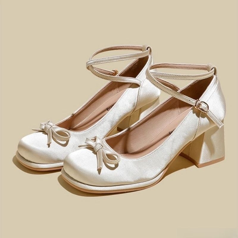 888 Velvet High Mary Janes - Image 12