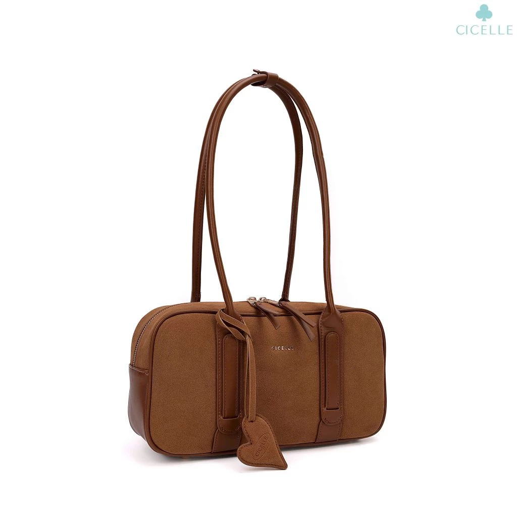 Suede Boston Bag CICELLE 206 - Image 6