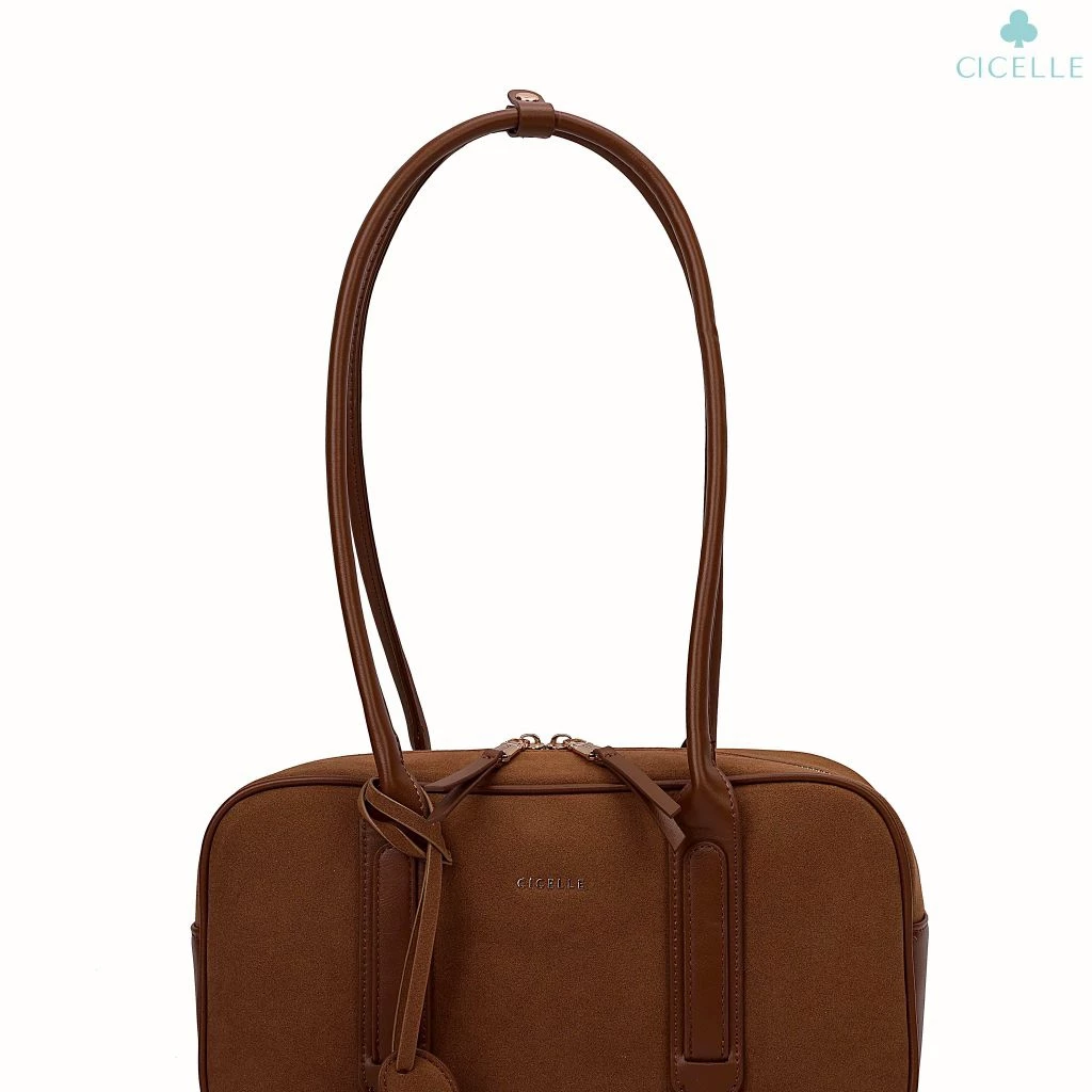 Suede Boston Bag CICELLE 206 - Image 7