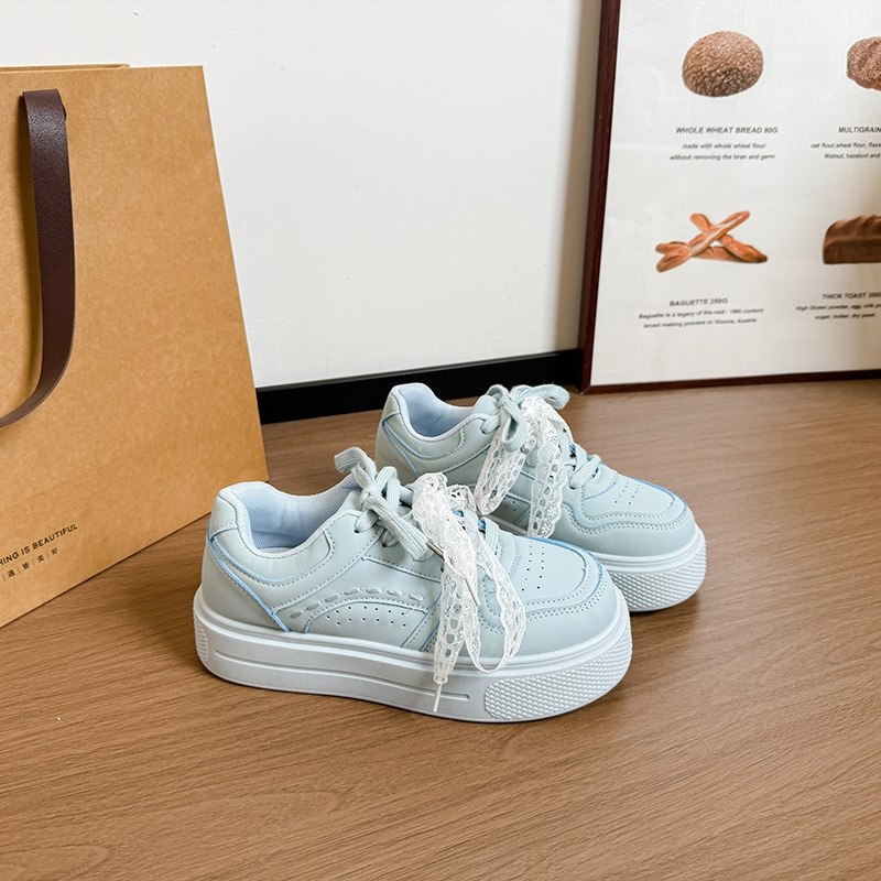2026-8 All Plain Leather Sneaker with Lace - Image 5