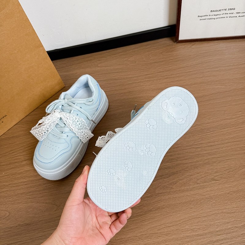 2026-8 All Plain Leather Sneaker with Lace - Image 8
