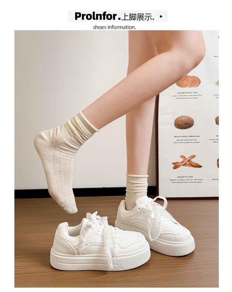 2026-8 All Plain Leather Sneaker with Lace - Image 10