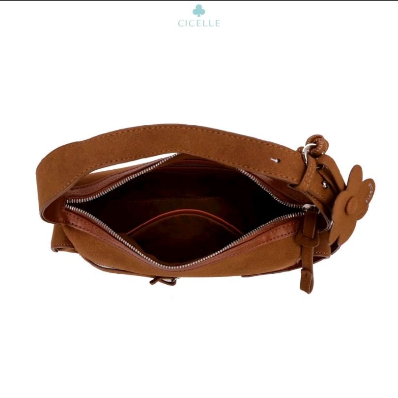 Cicelle C9961 Suede Cargo Bag - Image 4